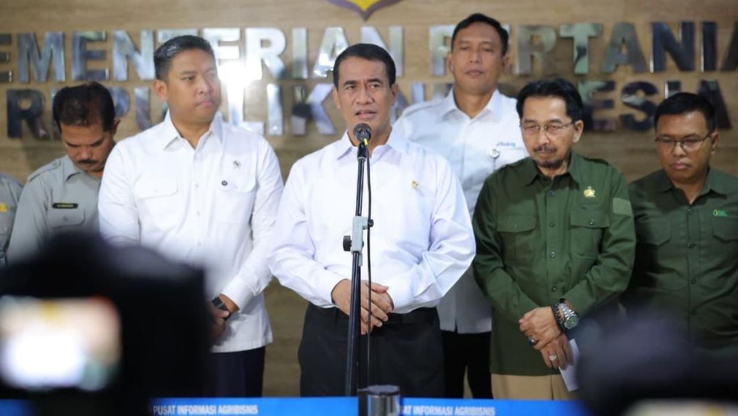 Mentan Ingatkan Produsen Patuhi HET dan Jaga Stok Pangan Jelang Nataru