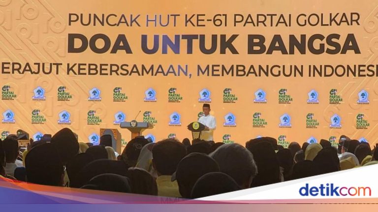 Di Puncak HUT Golkar, Bahlil Usul Koalisi Permanen ke Prabowo
