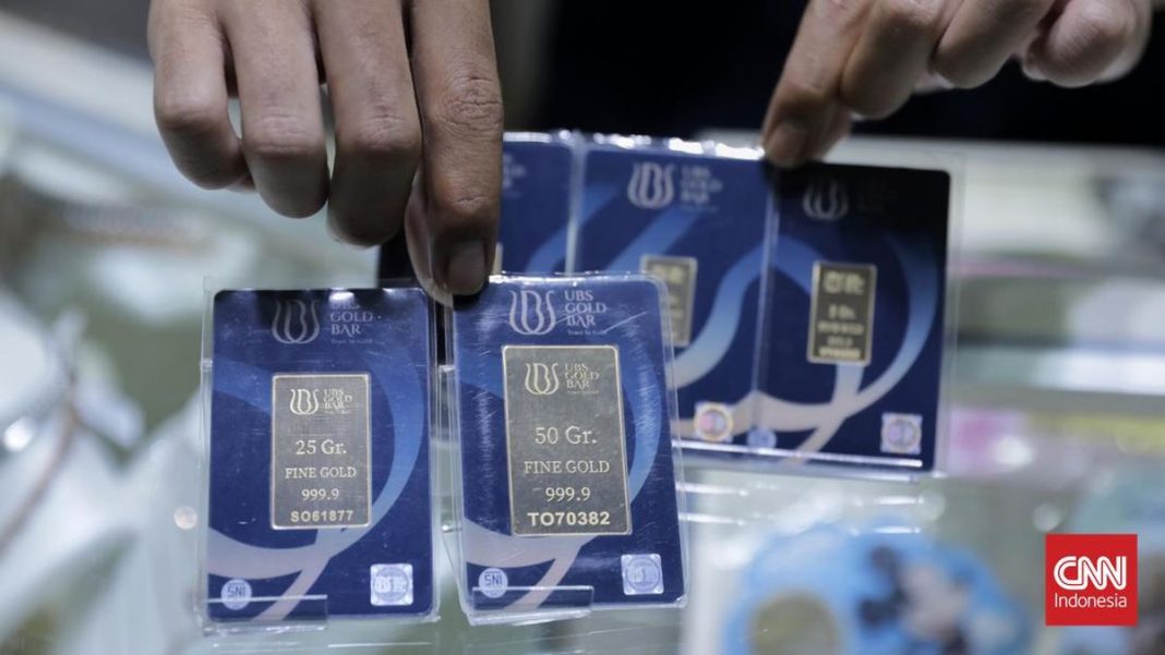 Kembali Cetak Rekor, Harga Emas Antam Naik Rp59 Ribu ke Rp2,561 Juta