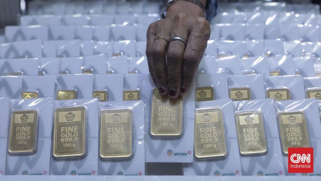 Harga Emas Antam Anteng di Level Rp2,725 per Gram Hari Ini