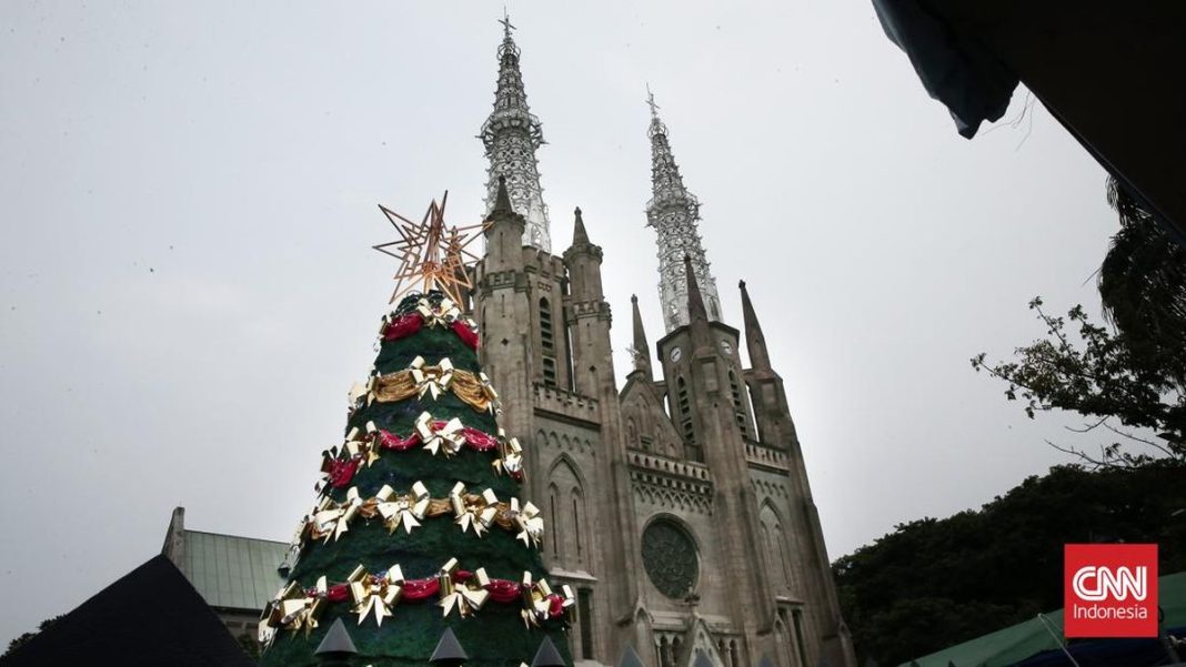 Jadwal Misa Natal di Gereja Katedral Jakarta 24-25 Desember 2025