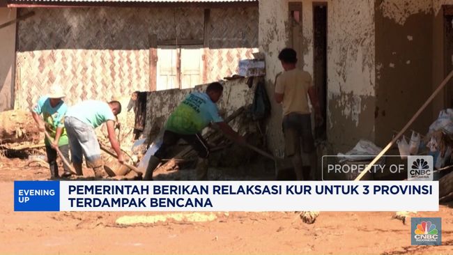 Pemerintah Berikan KUR Untuk 3 Provinsi Terdampak Bencana