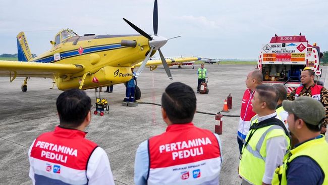 Pertamina Kirim BBM Pakai Pesawat Air Tractor ke Bener Meriah Aceh