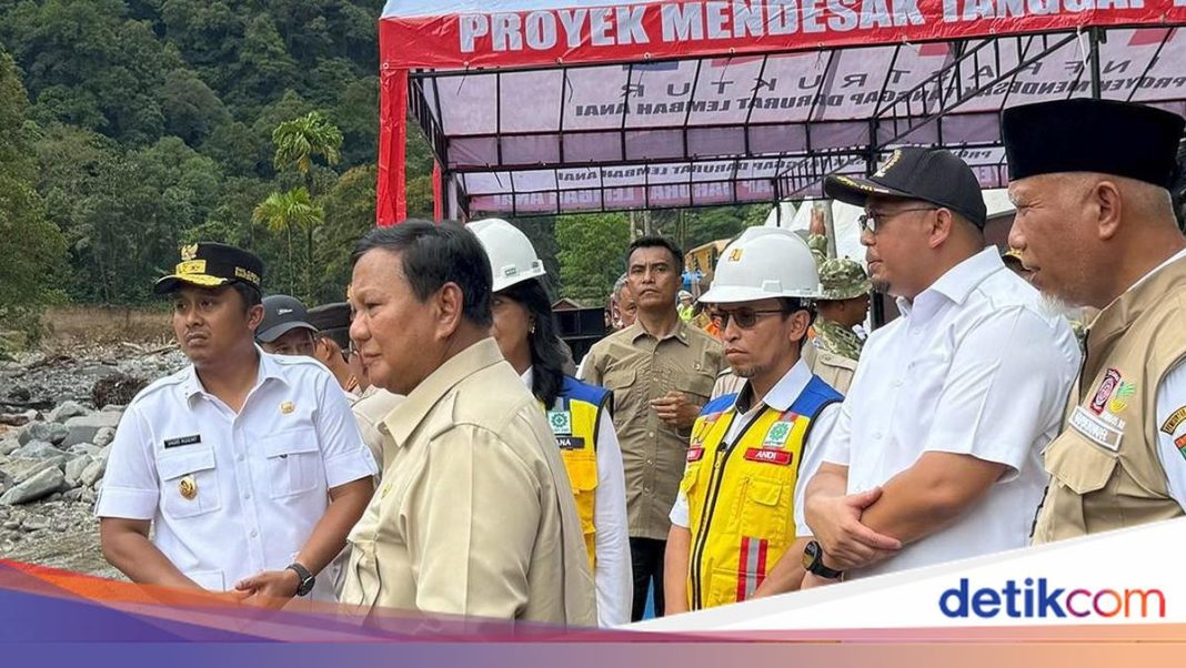 2 Kali Prabowo ke Sumbar, Bukti Pemerintah Fokus Tangani Galodo