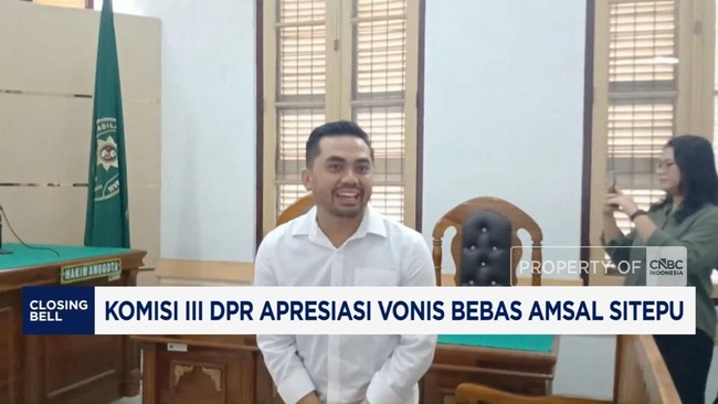 Komisi III DPR Apresiasi Vonis Bebas Amsal Sitepu