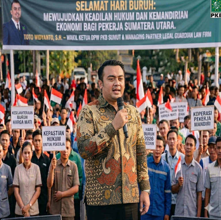 Refleksi Hari Buruh: Toto Widyanto, S.H. Dorong Kepastian Hukum dan Kemandirian Ekonomi untuk Kesejahteraan Pekerja Indonesia