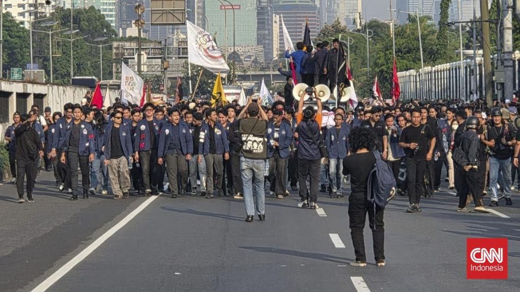 Pimpinan DPR Terima Massa Mahasiswa, Pertemuan Digelar Tertutup