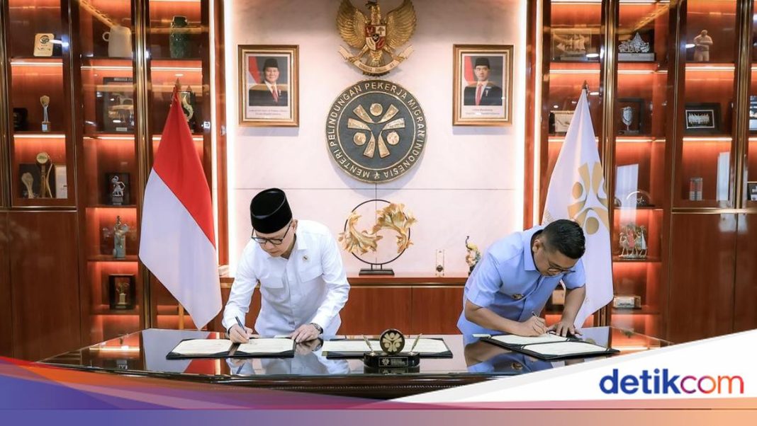 Perkuat Pelindungan Pekerja Migran, Gubernur Banten MoU dengan Menteri P2MI
