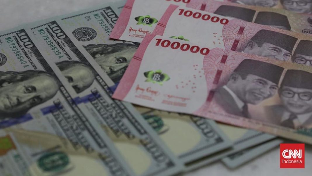 Rupiah Lunglai ke Rp17.843 per Dolar AS Senin Sore