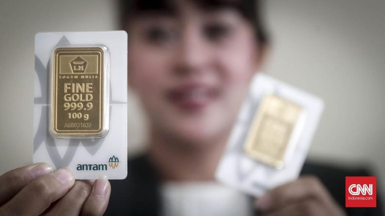 Harga Emas Antam Turun Rp12 Ribu ke Level Rp2.601 Juta Hari Ini