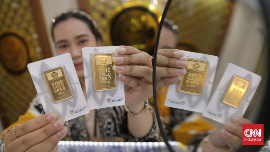 Harga Emas Antam Naik Rp15 Ribu ke Level Rp2,616 Juta Hari Ini