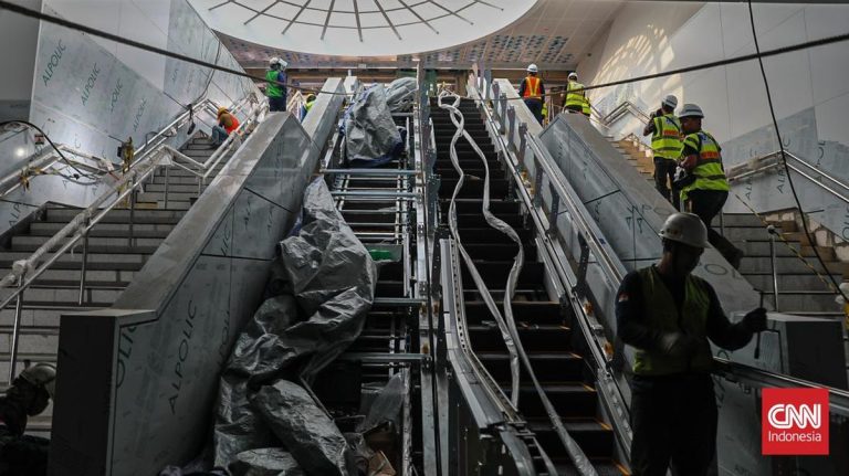 Menyusuri Proyek Stasiun MRT Monas, Calon Ikon Baru Jakarta