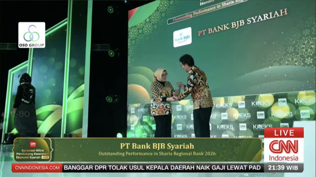 Bank BJB Syariah Raih Penghargaan di Anugerah Adinata Syariah 2026