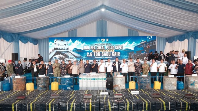 Kapal Tanzania Bawa Sabu Cair 2,6 Ton Ditangkap di RI, 10 ABK Ditahan – Publik Pos Update