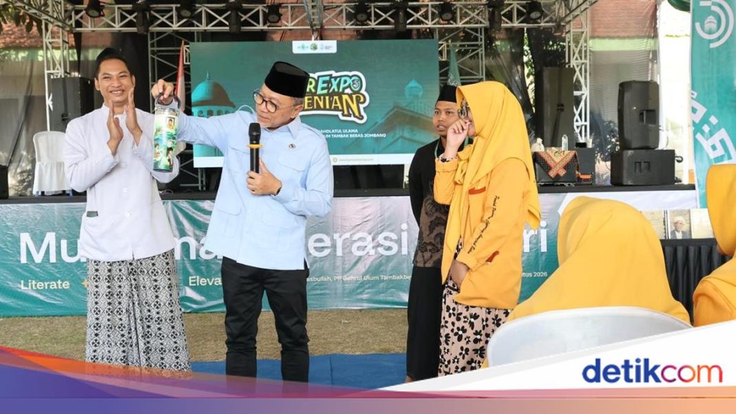 Olah Sampah Jadi Zero Waste, Santri Jombang Dipuji Zulkifli Hasan