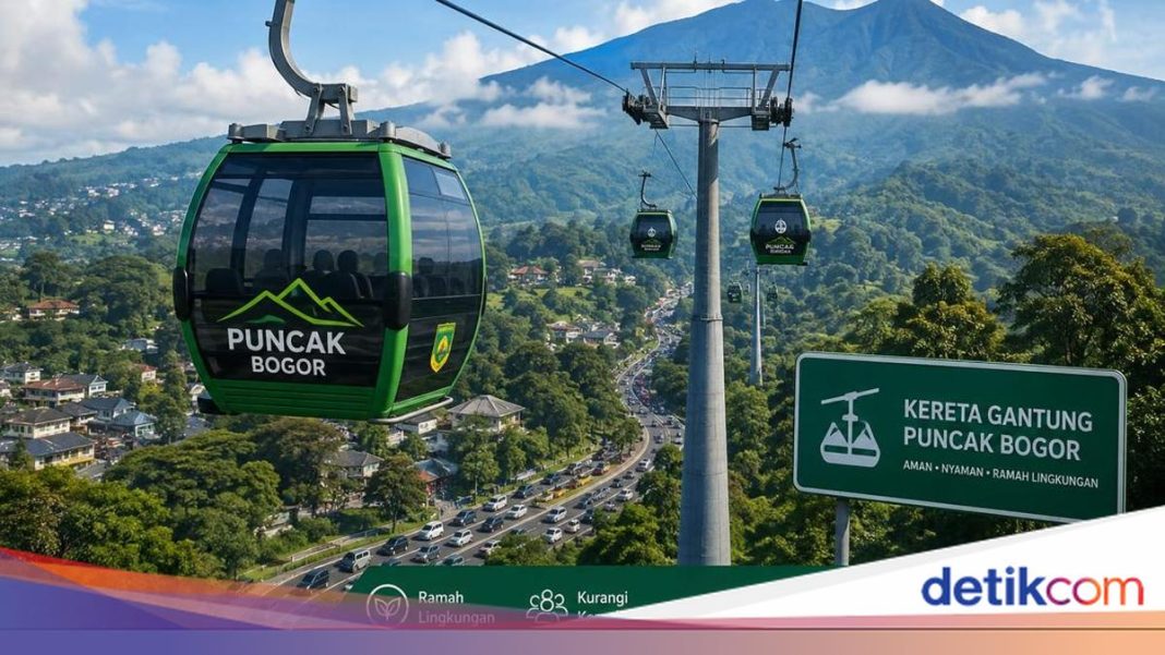Ragam Komentar Warga soal Wacana Kereta Gantung di Puncak Bogor