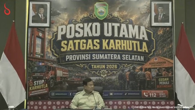 Kapolda Sumsel Lapor ke Prabowo, Sudah Tahan 17 Tersangka Karhutla – Publik Pos Update
