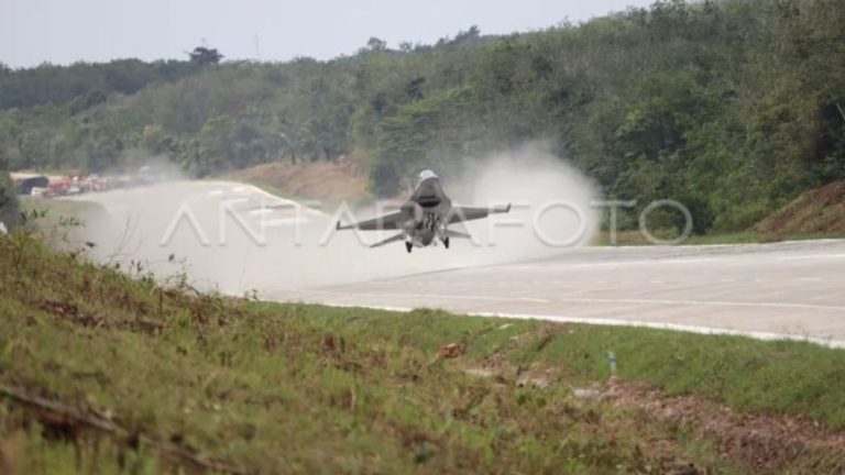 TNI AU Kaji Jalan Tol di Jawa Timur Jadi Landasan Darurat Pesawat