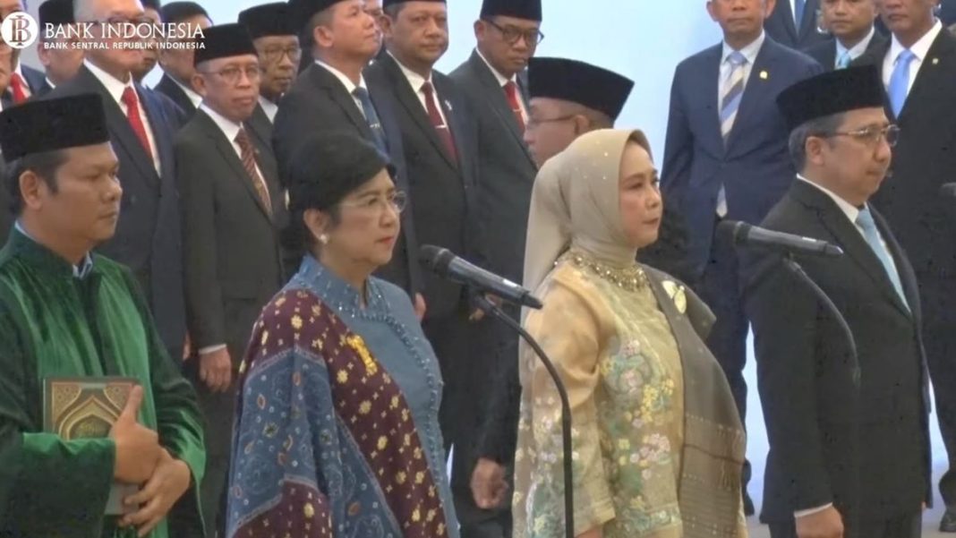 Destry Damayanti Resmi Jabat Gubernur Bank Indonesia 2026-2031