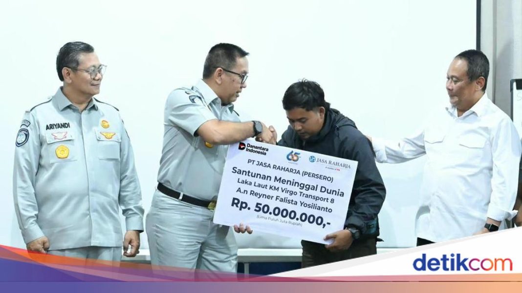 Jasa Raharja Cairkan Santunan Korban KM Virgo Kurang dari 24 Jam