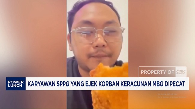 Karyawan SPPG Yang Ejek Korban Keracunan MBG Dipecat