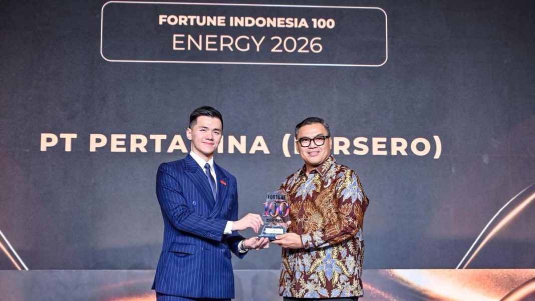 Pertamina Pertahankan Posisi Teratas Fortune Indonesia 100 2026