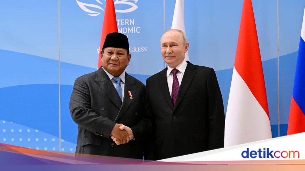 Saat Prabowo dan Putin Saling Berbalas Pujian