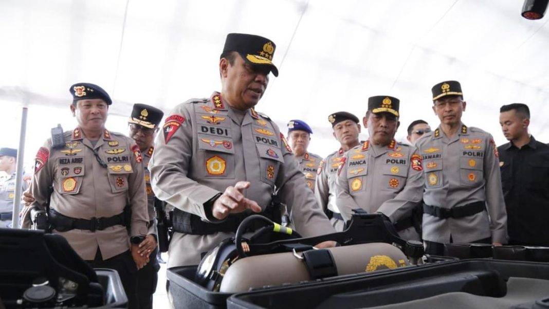 Polri Gelar Apel Gelar Pasukan Persiapan Operasi Aman Nusa I dan II