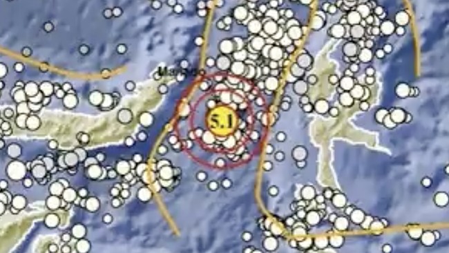 Gempa Bumi M 5,1 Guncang Sulawesi Utara