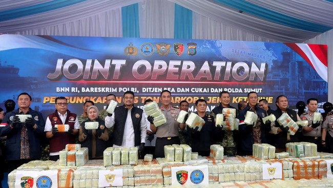 Tangkapan ‘Kakap’ Kapolri Baru, 1,16 Ton Ketamin di Sumut Diamankan