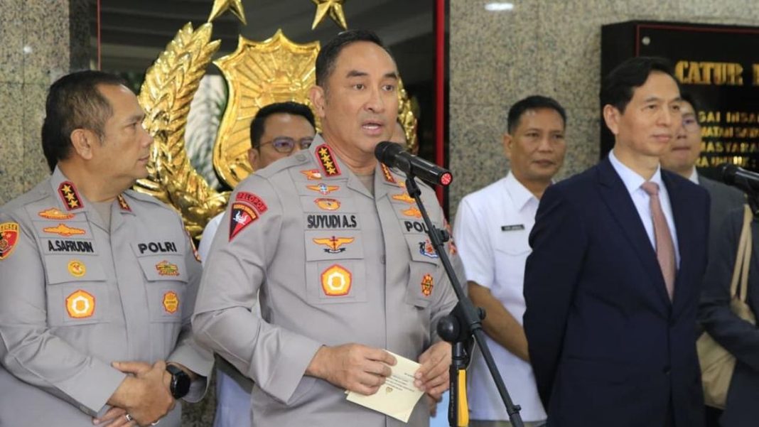 Terima Delegasi Aparat China, Kapolri Buru Pendana Lab Narkoba di Aceh