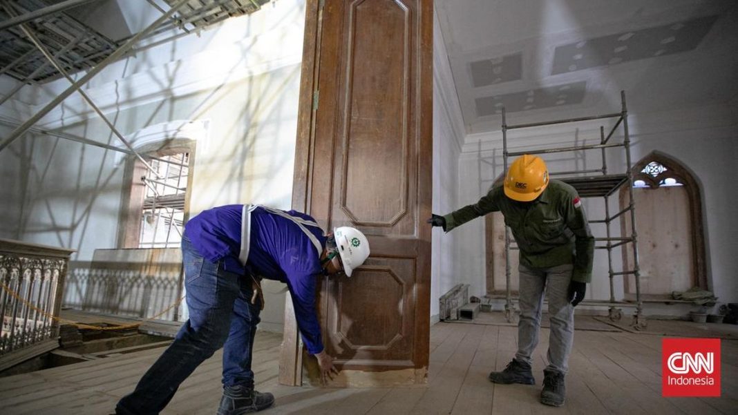 FOTO: Rumah Raden Saleh Dipugar, Kembalikan Jejak Sejarah Cikini