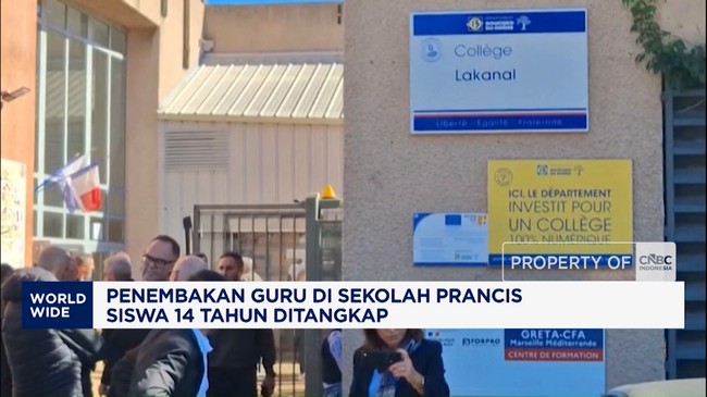 Penembakan Guru di Sekolah Prancis, Siswa 14 Tahun Ditangkap – Publik Pos Update